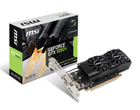 MSI GTX1050-TI 4GB GDDR5 128BIT DP/HDMI/DVI (GTX 1050 TI 4GT LP)
