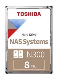 TOSHIBA N300 8 TB 7200RPM 128MB SATA3 180TB/Y NAS (HDWG480UZSVA)
