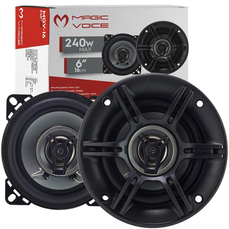 MAGICVOICE MGV-16 16 CM 240W KAPAKLI TWEETERLI HOPARLÖR (2'Lİ TAKIM)