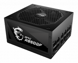 MSI MPG 850W 80+GOLD 14CM FAN GUC KAYNAGI (MPG A850GF)