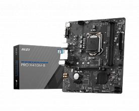MSI PRO H410M-B 1200P DDR4 SES GLAN HDMI/VGA SATA3 USB3.2 mATX