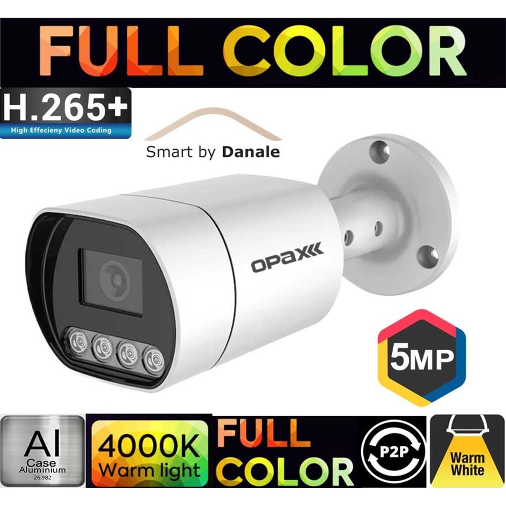 OPAX-4005 IP Kamera Modelimizde 10 adet Alana Sepette %10 indirim