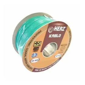 Herz Rg6U6 Uydu Anten Kablosu 100Metre Yeşil